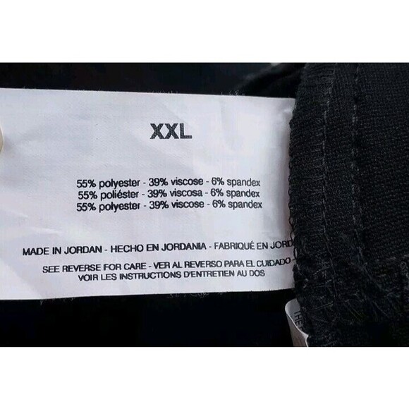 🆕‎ NINE WEST Womens Stretch Skinny Jeans Jeggings Pull On Plaid Black Brown XXL - Picture 12 of 13